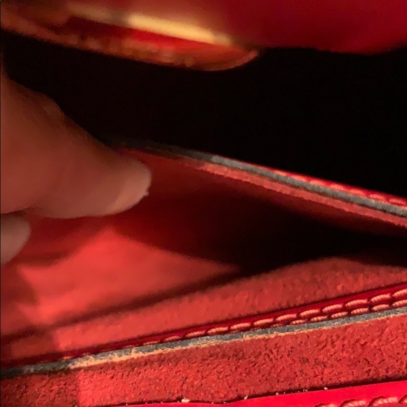 LV red shoulder bag (authentic) - Picture 12 of 14